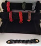 Black Leather Braided Bracelet - Image 1