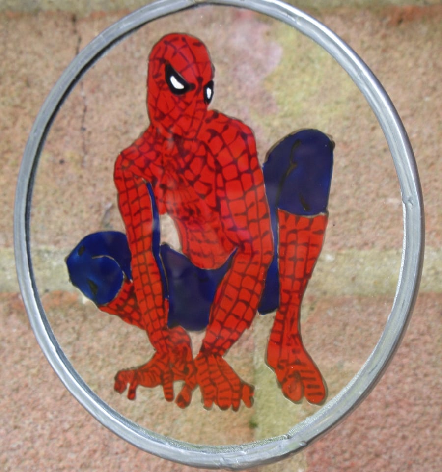 Suncatcher - Spiderman crouching - small 