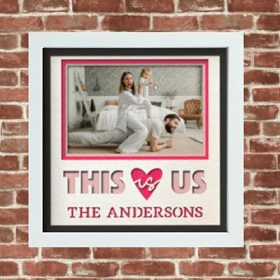 This is us Family photo frame Wall Art