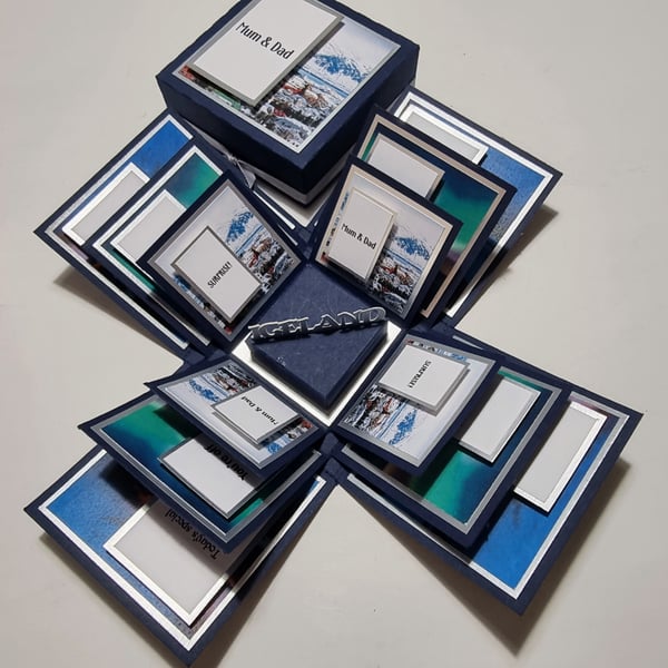 Exploding Occasions Box - Surprise Trip to ICELAND - Birthday - Christmas