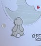 Rabbit With Clouds Christmas Card - Christmas Wishes - Image 8