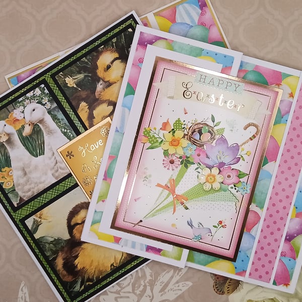 Easter card selection pack of 3 cards with envelopes 