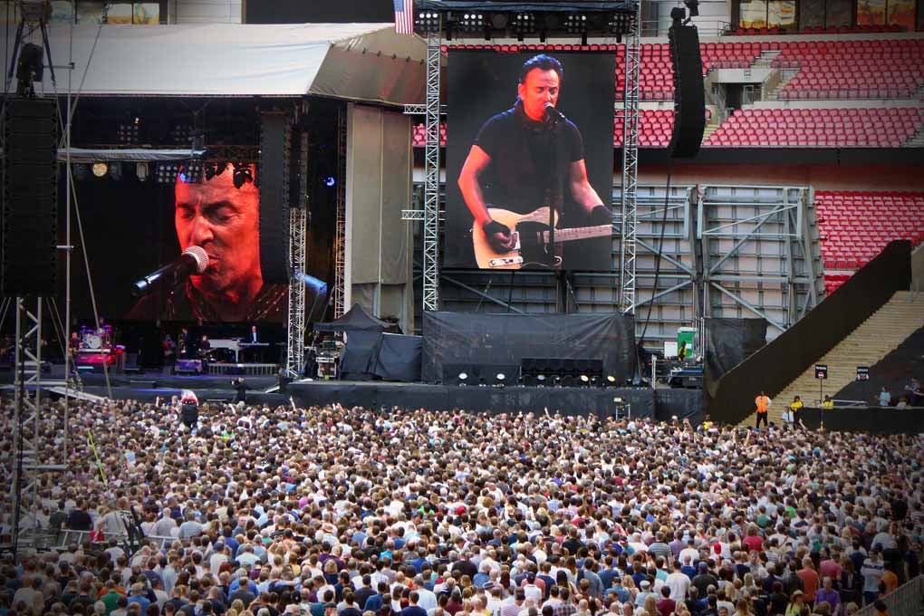 Bruce Springsteen Live At Wembley Stadium Photograph Print