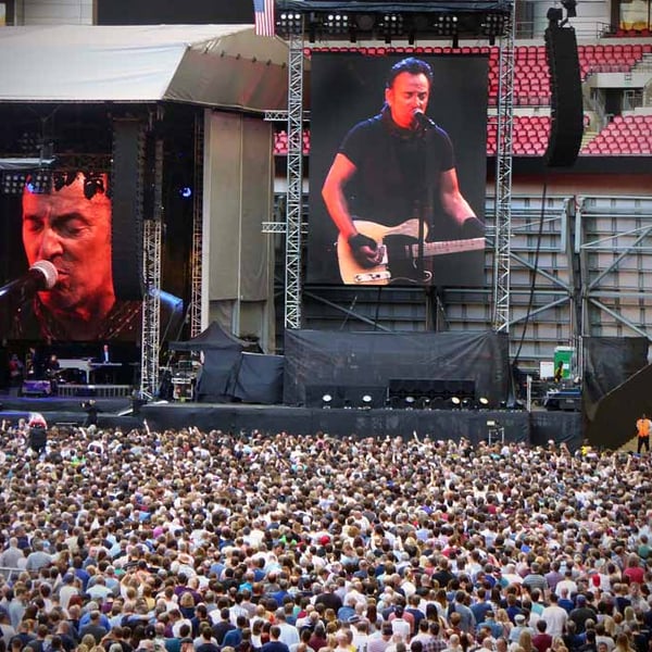 Bruce Springsteen Live At Wembley Stadium Photograph Print