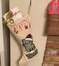 Personalised cat Christmas stocking  - Image 6
