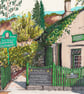Grasmere Gingerbread Shop Print - Lake District Illustration - Cumbria Wall Art