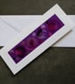 Individually Hand Crafted Textile Blank Card - Image 1
