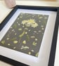 Pressed Flowers, Astrantia Botanical Framed Art - Image 3