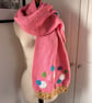 Hand Knitted Polka Dot Scarf