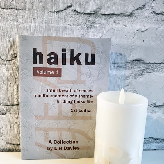 Haiku Volume 1, 1st Edition Handmade Poetry Book - Limited Edition