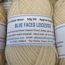 Yorkshire Dales Blue Faced Leicester Quality Exclusive Double Knit 100% Yorkshir