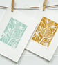 Eryngium Seedhead - Original Linocut Print - Image 4