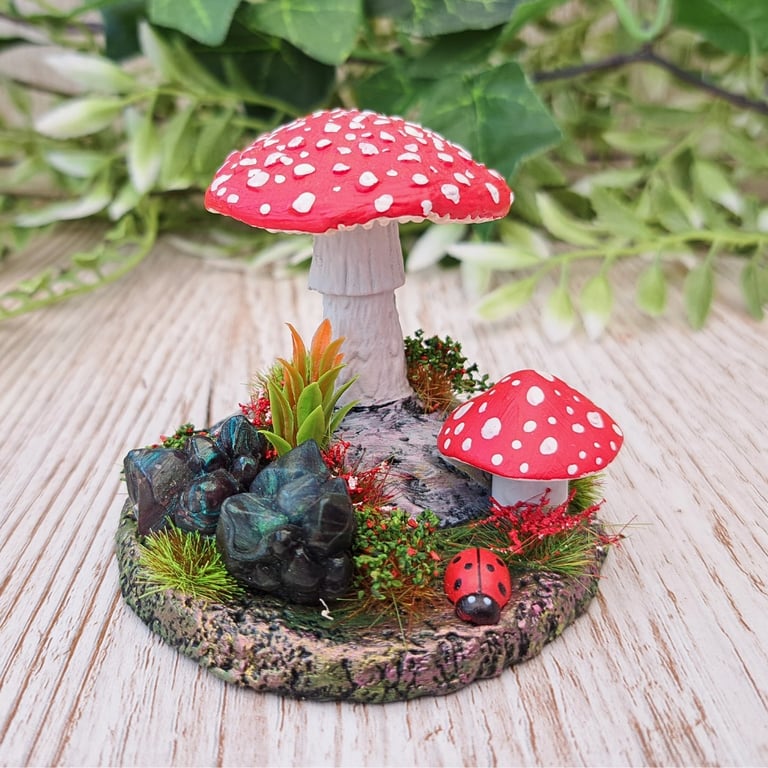Red Mushroom Ornament 