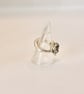 Silver Cluster Ring with Peridot - Image 3
