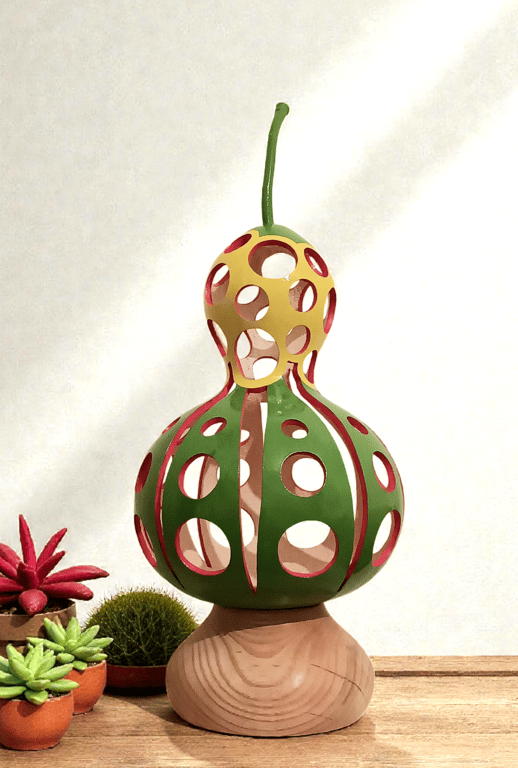 Groovy Glow Gourd Lamp