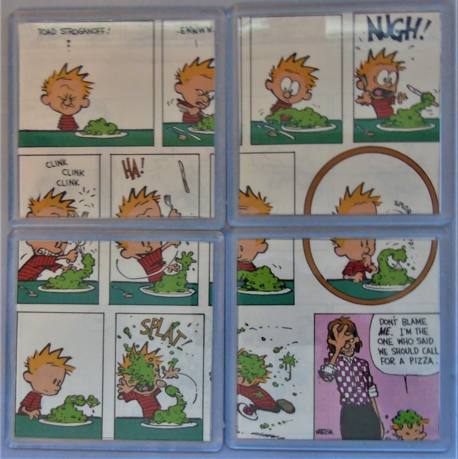 Seconds Sunday - Calvin and Hobbes Coasters