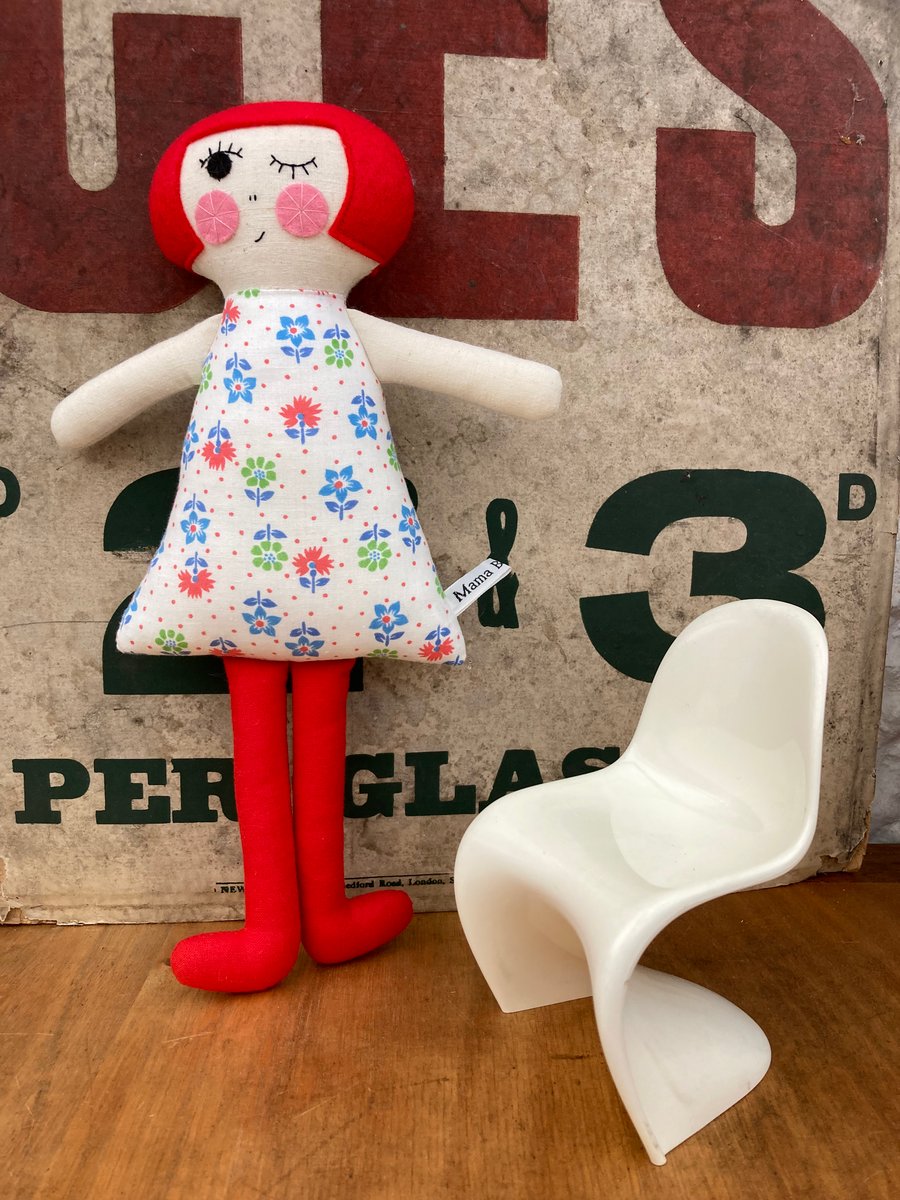 Poppy Dolly the Handmade Cloth Doll