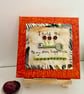 Hand embroidered happiness affirmation statement  - Image 3