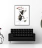 Fashion wall print, Fashion woman wall decor, Parisian wall art, gift - Image 3