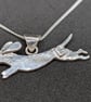 Sterling silver dachshund pendant with handmade bail, Sausage dog - Image 4