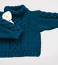 Hand Knitted Neutral Gender Jumper to fit age 6 - 12 months