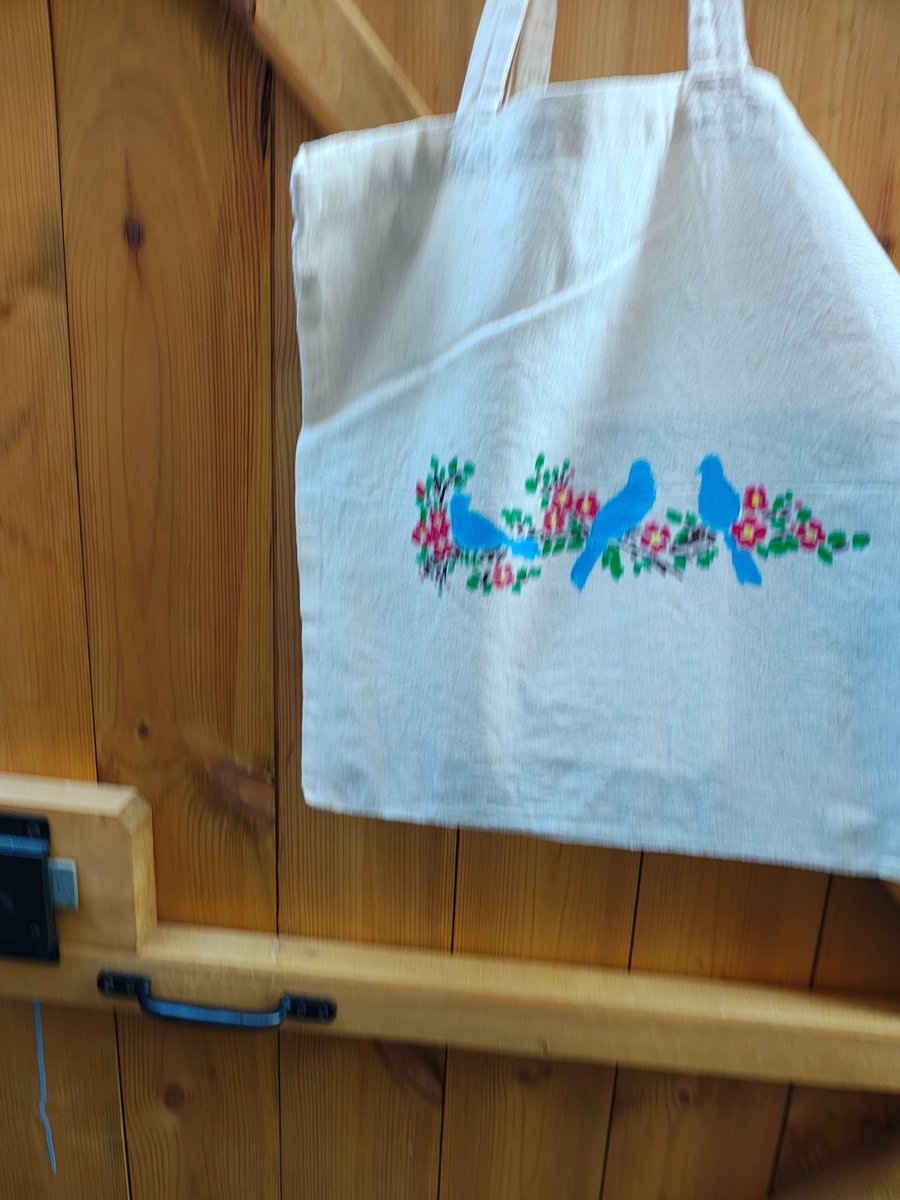 Hand painted tote bags 