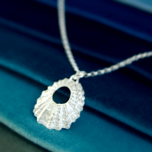 Silver Shell Necklace - Nautical Beach Jewellery