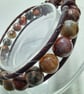 Leather Beaded Wrap Bracelet  - Image 1