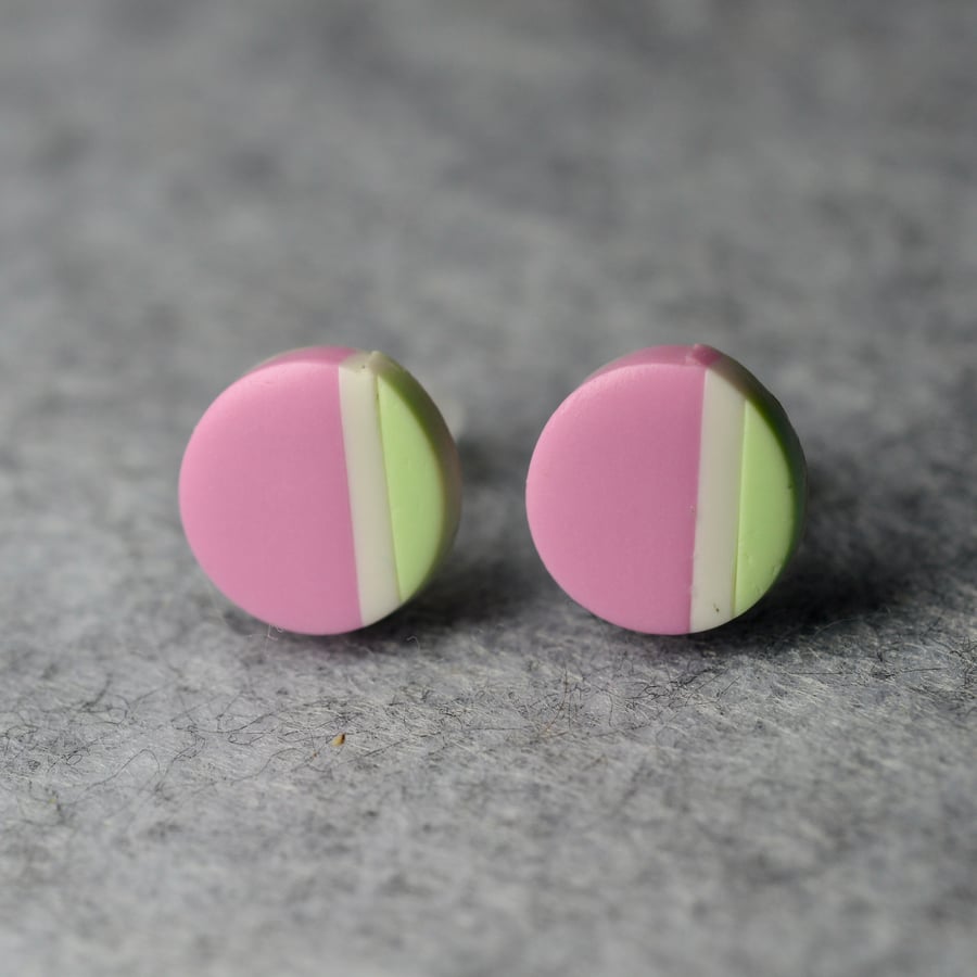 Simple Polymer Clay Earrings 