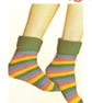 VINTAGE KNITTING PATTERN Striped Socks
