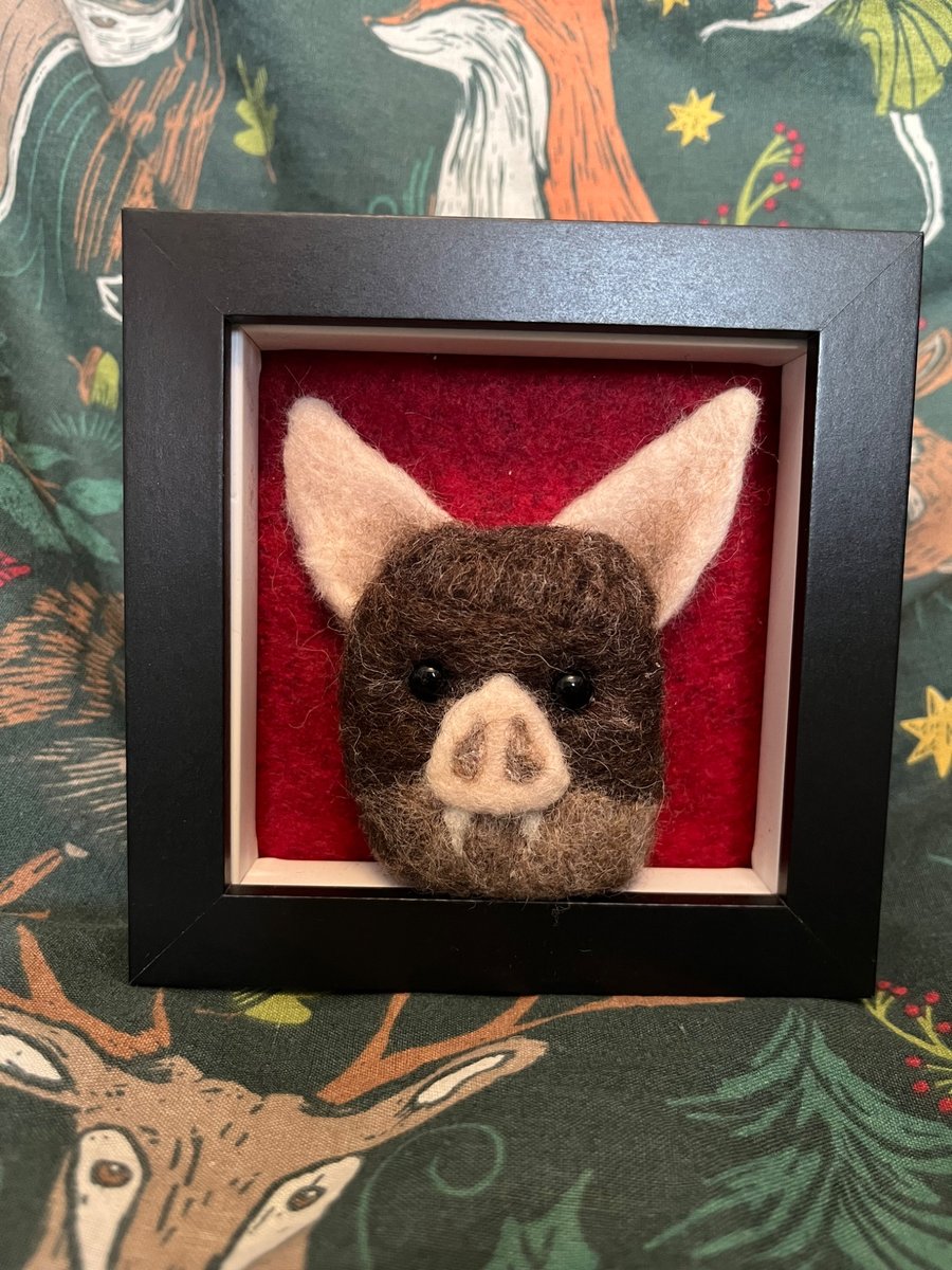 Needle felt bat frame 