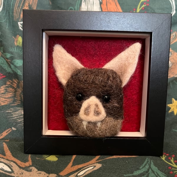 Needle felt bat frame 