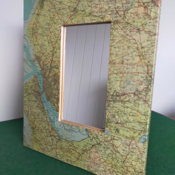 1956 Liverpool map mirror