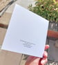Sea Glass Lovebirds Christmas Card - Handmade Season's Tweetings Card  - Image 6