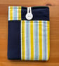 Patchwork stripes Kindle case