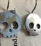 Sterling silver skull earrings - for Halloween or for every day wear - Image 4