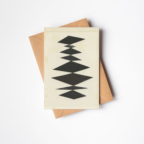 Abstract Greeting Card - Strata