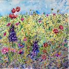 Original Wildflowers Watercolour