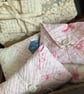  Vintage Quilt Envelope filled with antique lace. 