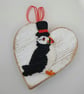 Bead embroidery Puffin ringmaster decoration - Image 2