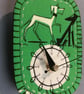 Retro dog fabric ‘smallest’ clock- terrier - Image 5