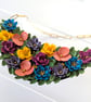 Meadow bib statement necklace 