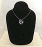 Handcrafted Tri-Coloured Heart Pendant - Image 1