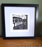 'The Cliff Railway. Original handprinted linoprint of the Cliff Railway. - Image 1