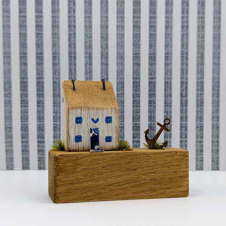 Coast Cottage - Handmade Tiny Oak Home Decor 