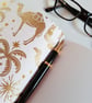 Christmas Journal with Camels, Palm Trees A5 Summer Seconds - Image 5
