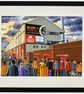 Partick T. Framed & Unframed Art Print, Thistle Football FC Firhill Stadium Gift - Image 5