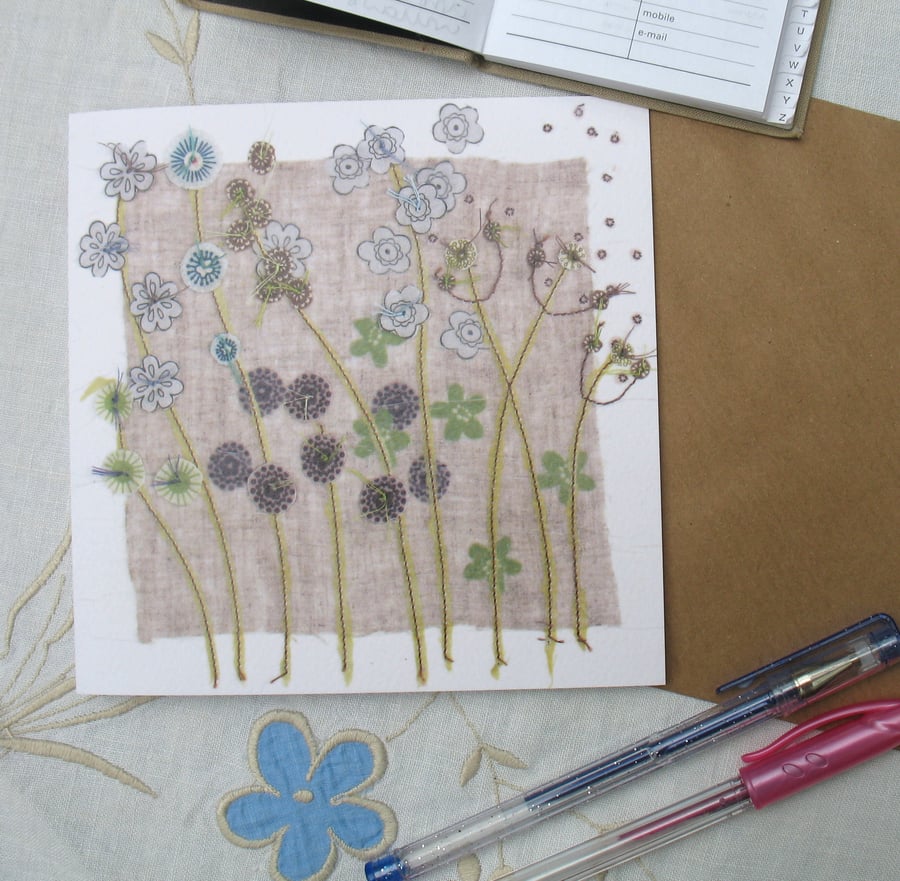 hedgerow blank card