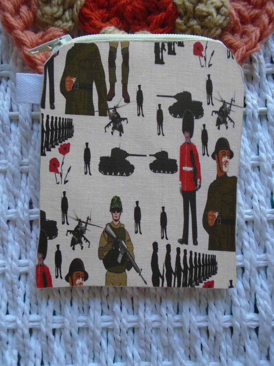 Army Soldier Coin Purse or Card Holder 