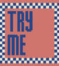TRY ME Needlepoint Cushion Pattern - Large Digital Tapestry Chart PDF